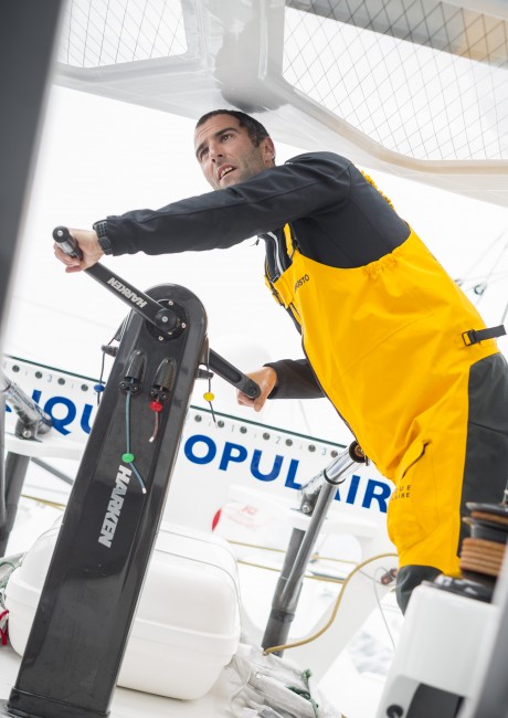 Plymouth > Lorient 19>20/08/2015Armel Le-Cleac-h, Erwan Tabarly Photo / Vincent Curutchet / Banque Populaire